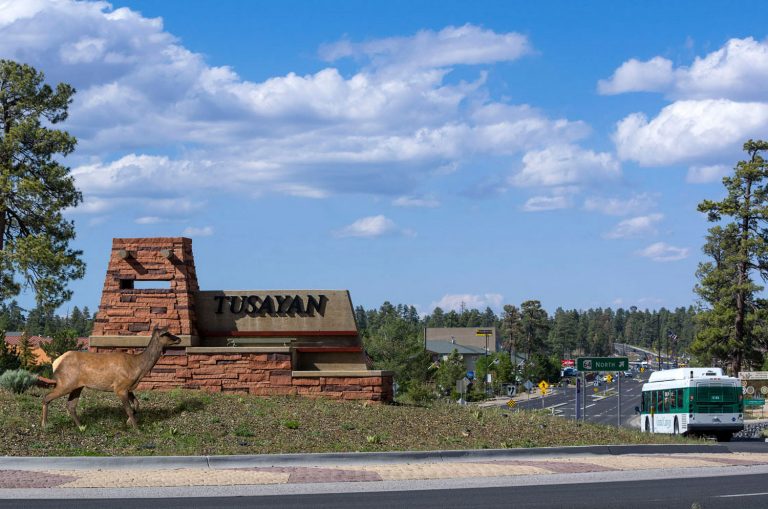 Tusayan Entrance Sign